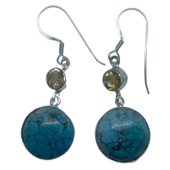 Turquoise earrings - Picture 1 of 1